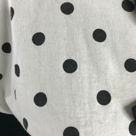 ❗️SOLD❗️80s/90s Cropped Polka Dot Top - Picture 5 of 8